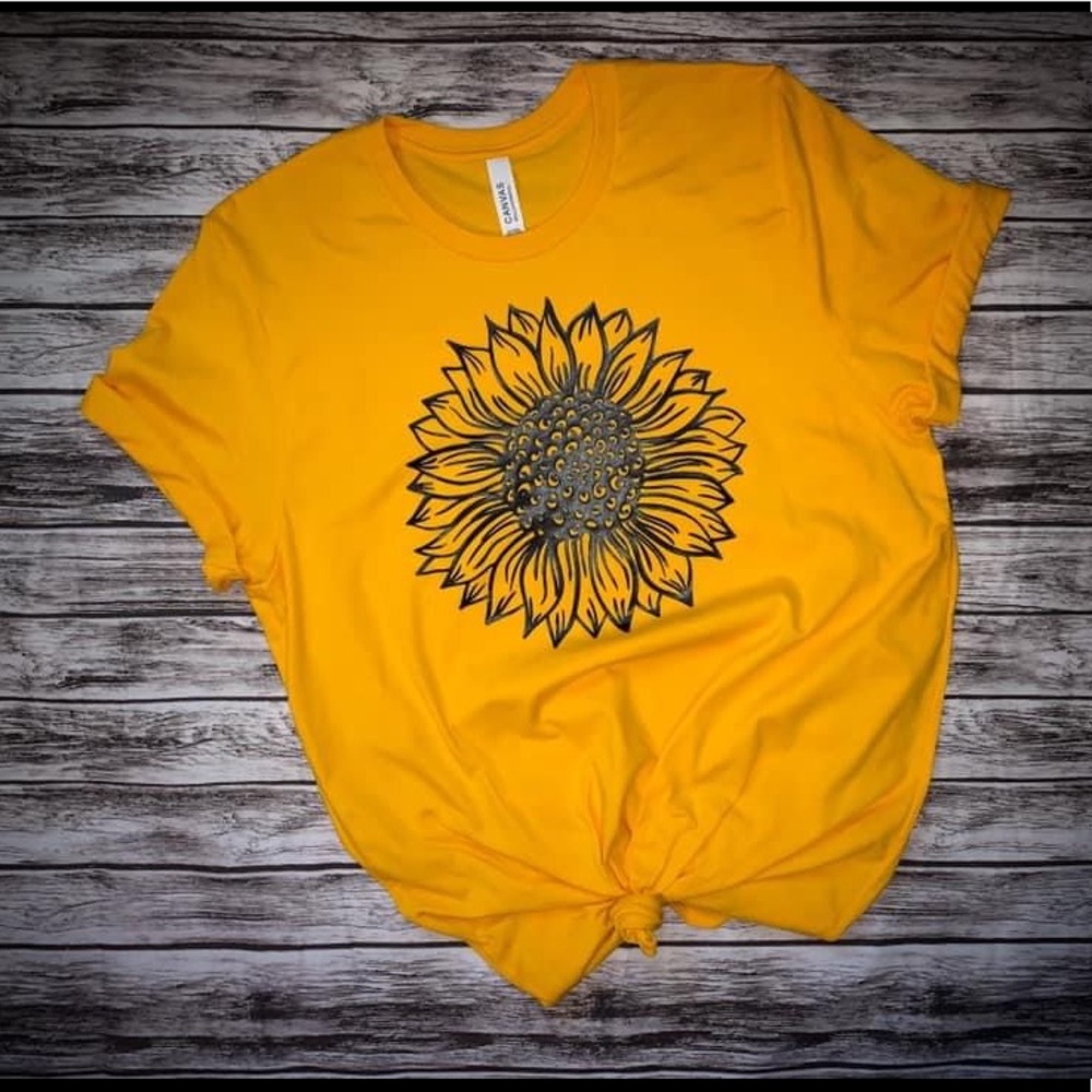 Custom Sunflower Tee